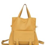 Zaino borsa in pelle martellata Monica Montini Bags