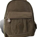 Borsa Zaino Donna Marrone Nylon Lavabile D2ORJ201N | Zaino City Leggero