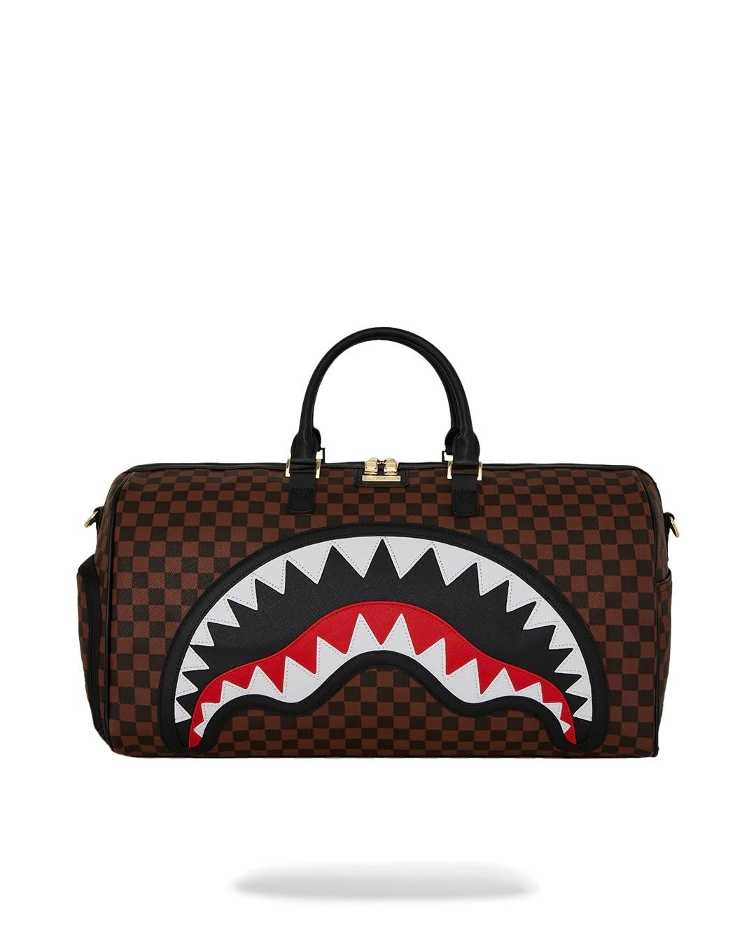borsone-sprayground-508syr-1.jpg Borsone Sprayground marrone Sawtooth sharks in paris large duffle – Specchio Boutique - immagine 1