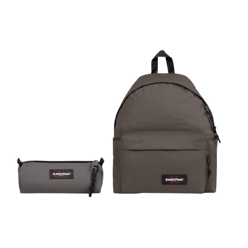eastpak-zaino-721ggr-1.jpg Set 2 zaini + 2 astucci Eastpak Padded Pak'r® e Benchmark Single Silent Stone - immagine 1