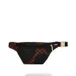 Sprayground marsupio marrone nero uomo jetstream