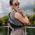 Marsupio Sprayground nero VSM Luxe savvy crossbody