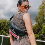 Marsupio Sprayground nero VSM Luxe savvy crossbody
