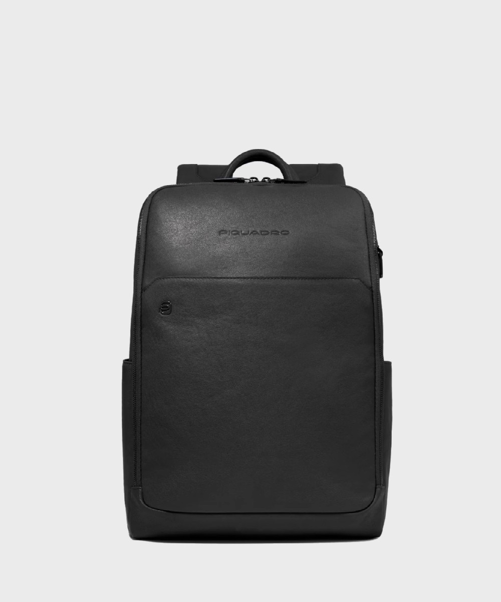 piquadro-zaino-669gpv-1.jpg Piquadro Black Square zaino porta pc 14" con cavo antifurto in pelle - immagine 1