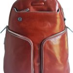 PIQUADRO Zaino stile business da lavoro realizzato in pelle colore cuoio CA3066B2/CU4 marrone taglia unica : Amazon.it: Moda