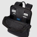 Slim Leather 14" Laptop Backpack, RFID Protection | Piquadro