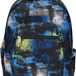 Seven Zaino Scuola Freethink, Blu Giallo, Doppio Scomparto Con Supporto USB, Tasca Porta PC, Medie e Superiori + Seven Diario Scuola Standard 12 Mesi, Nero, Ragazzo : Amazon.it: Moda