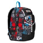 Seven Zaino Scuola Advanced, Half Street, Nero Rosso – Cartolibreria Online Italnova