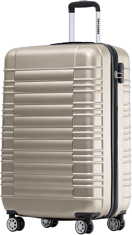 trolley-bagaglio-a-mano-150sfk-1.jpg TRVLMORE Trolley Bagaglio a Mano 55x40x20 Valigia Bagaglio a Mano 55x40x20 Valigia 10 kg Valigie Trolley Valigia Piccola Trolley da Cabina Trolley da Viaggio Champagne : Amazon.it: Moda - immagine 1