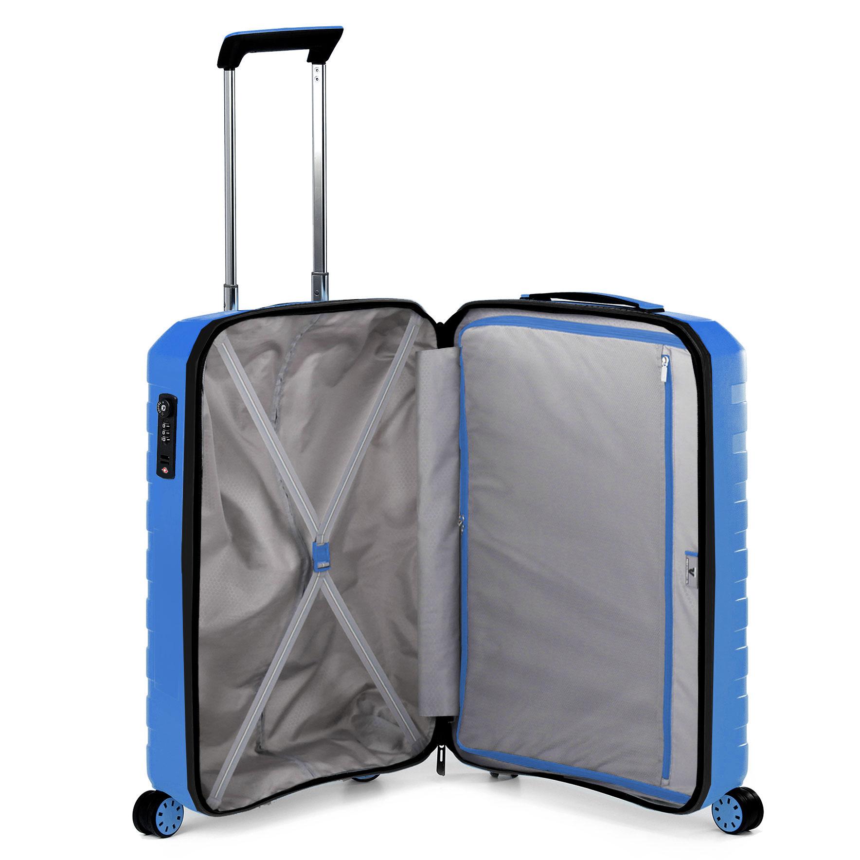 trolley-bagaglio-a-mano-352fgt-1.jpg Trolley Bagaglio A Mano Box Sport Cm. 55x40x20 Nero / Oltremare | RV Roncato - immagine 1