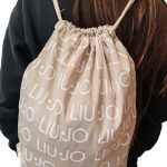 Zaino Tela Liu Jo Donna BackPack Denim Beige G4/547