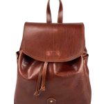 Zaino Donna in cuoio marrone
