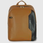 Zaino porta PC in Pelle Medio Cuoio Moka | Acciaio®