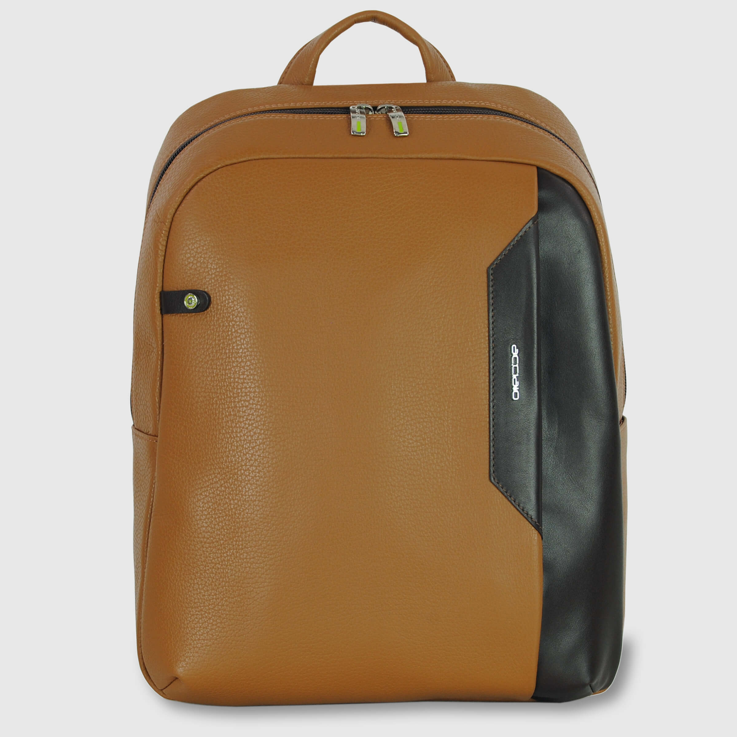 zaini-porta-pc-977jbx-1.jpg Zaino porta PC in Pelle Medio Cuoio Moka | Acciaio® - immagine 1