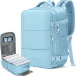 Samfolk Zaino Ryanair 40x20x25 Zaino da Vaggio bagaglio a mano ryanair 12 Tasche sottovuoto viaggio con Borsa Scarpe Separata per Donne e Uomini ...