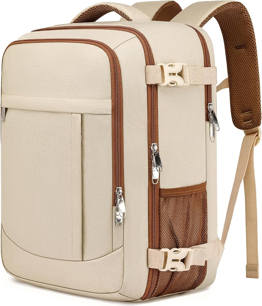 zaino-da-viaggio-aereo-634rlc-1.jpg LIGSAN Zaino da Viaggio Aereo 40x30x20cm 24L per Ryanair, Bagaglio a Mano con Scomparto Impermeabile e Tasca Antifurto, Zaino per Laptop 15.6 Pollici ... - immagine 1