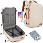 Acquista Zaino da viaggio di grande capacità per uomini e donne con porta di ricarica USB e borse di separazione per liquidi e asciutti, borsa per il fine settimana aziendale in Italia