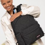 Globo E Commerce Calzature, Abbigliamento, Sport, Intimo, Accessori EASTPAK Zaino PADDED PAK'R nero glitterato con tasca frontale