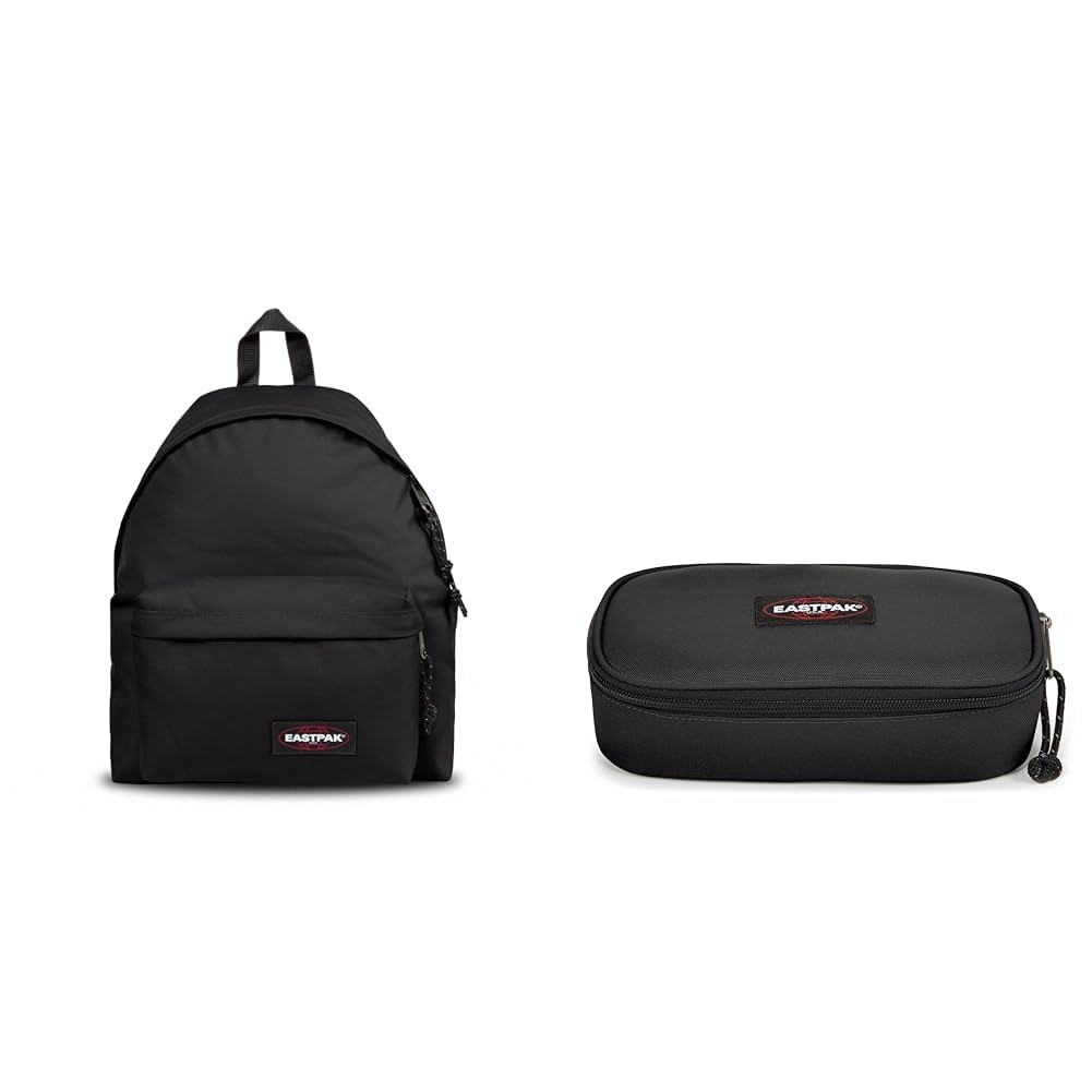 zaino-eastpak-nero-790ikw-1.jpg EASTPAK Padded Pak'r Zaino, 40 cm, 24 L, Nero & Astuccio singolo ovale XL, 22 cm, nero : Amazon.it: Moda - immagine 1