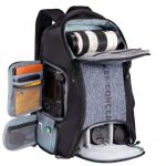 25L Zaino Fotocamera Professionale Multifunzionale Zaino Fotografico Portatile Borsa Fotocamera Backpack Nature Wander 10（Grigio）