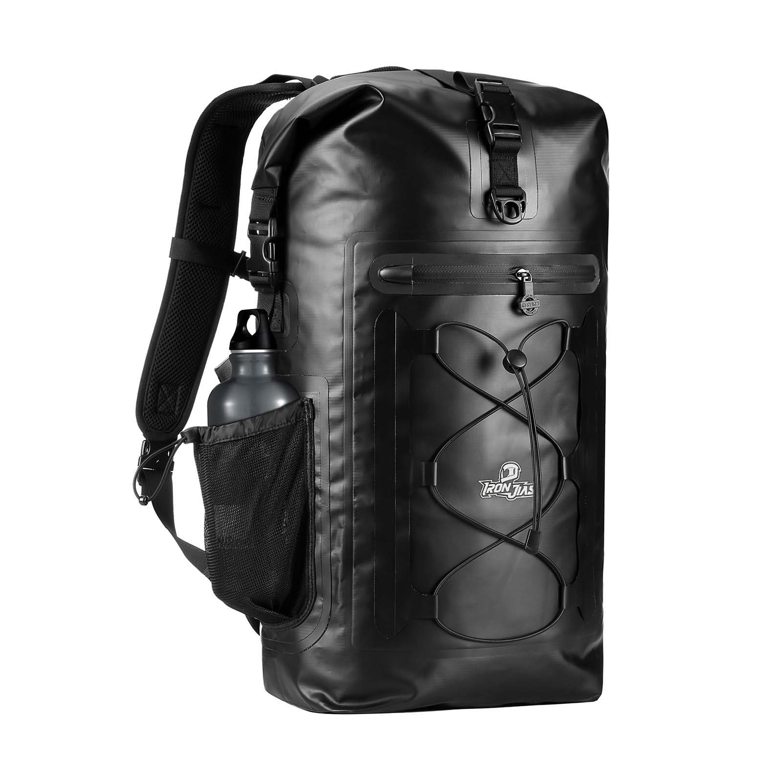 zaino-impermeabile-494cov-1.jpg IRON JIAS Zaino impermeabile per moto borsa asciutta 35 litri dry bag Borse backpack sacca snowboard da uomo per attività Acqua Nave, Trekking, ... - immagine 1