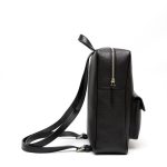 Zaino da donna in pelle martellata nera | Made in Italy – PIANIGIANI