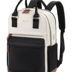 LOVEVOOK Zaino Porta PC Donna, 15.6 Pollici Zaino da Viaggio Scuola Università Grande, Impermeabile Zaino Lavoro Ufficio Antifurto Elegante, Computer ...