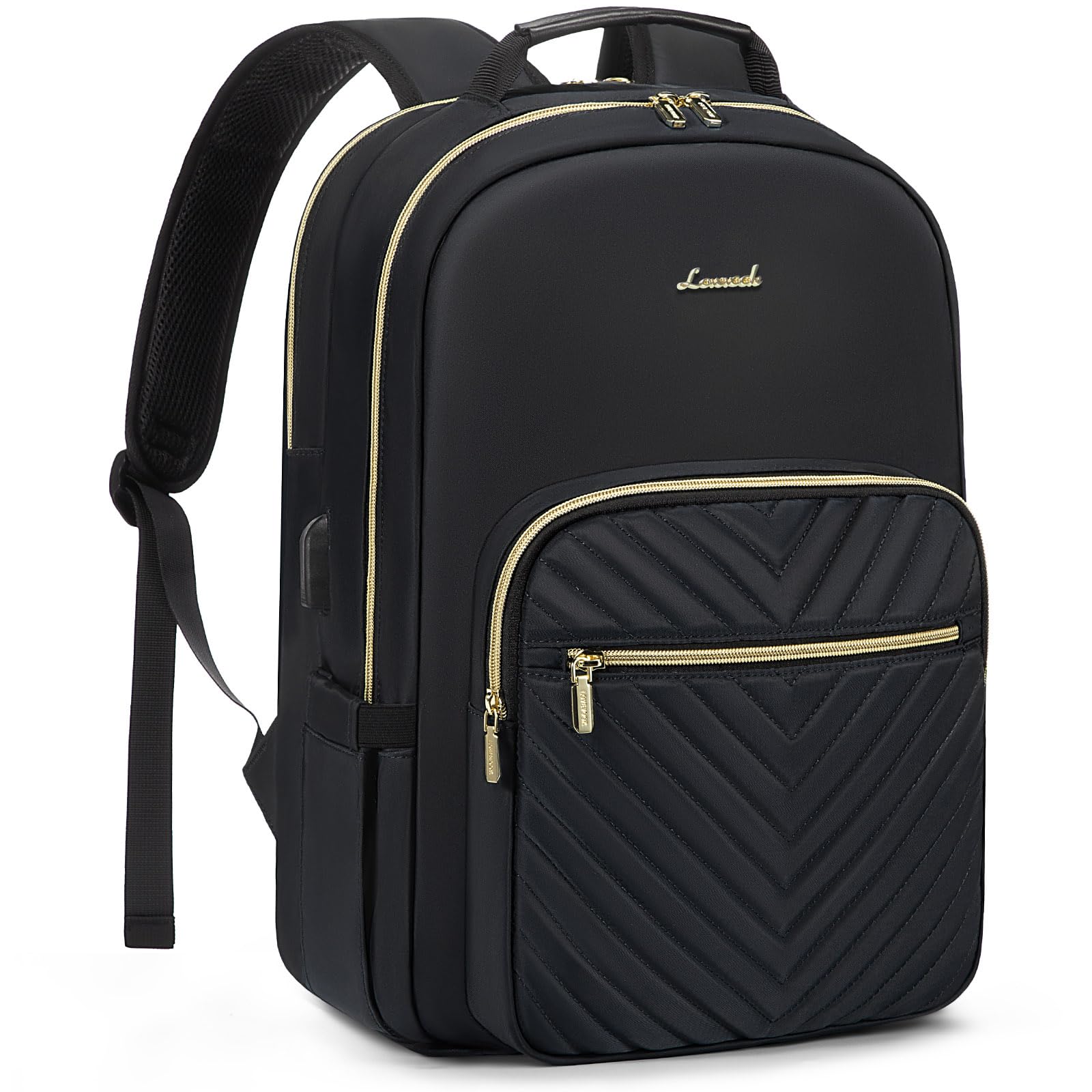 zaino-lavoro-donna-753xek-1.jpg LOVEVOOK Zaino Donna,14 Pollici Porta PC, Impermeabile per Laptop, Lavoro, Affari Antifurto, Con Scomparto Porta di Ricarica USB, per ... - immagine 1