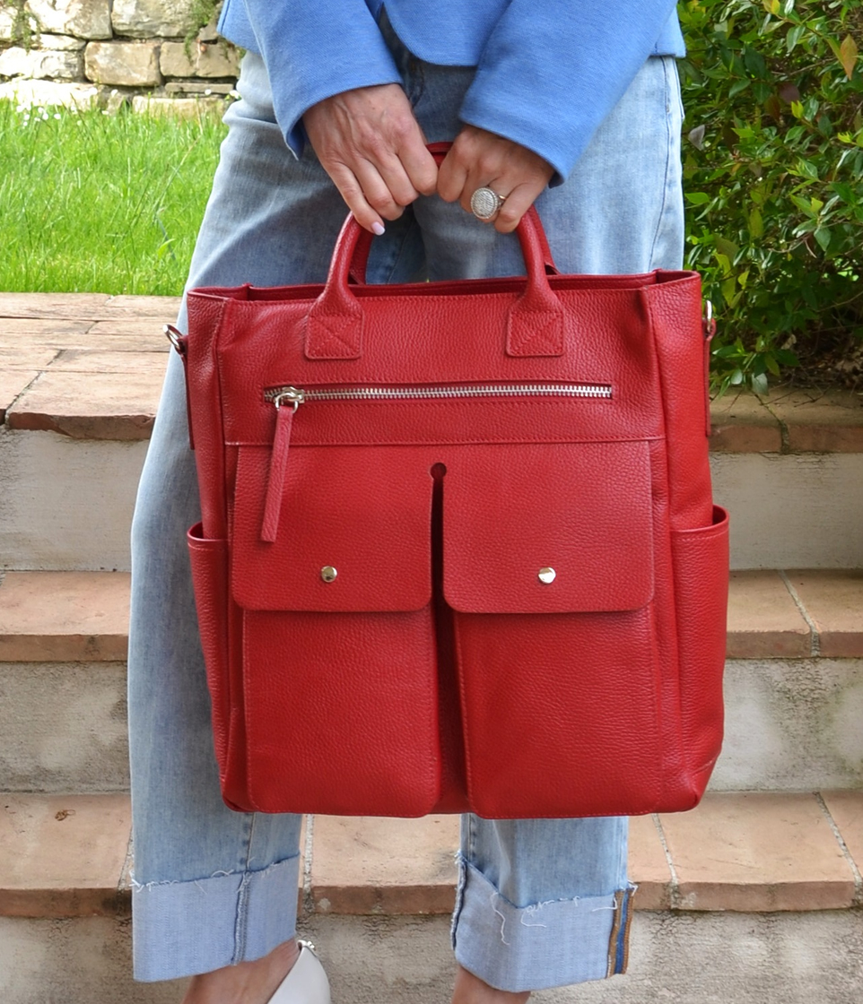 zaino-lavoro-donna-791jru-1.jpg Borsa zaino professionale da donna Memphis Montini Bags - immagine 1