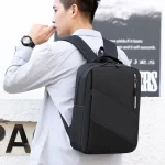 Zaino da lavoro impermeabile da uomo zaino elegante da uomo multifunzione Design riflettente zaini neri borsa posteriore con ricarica Usb AliExpress 1524