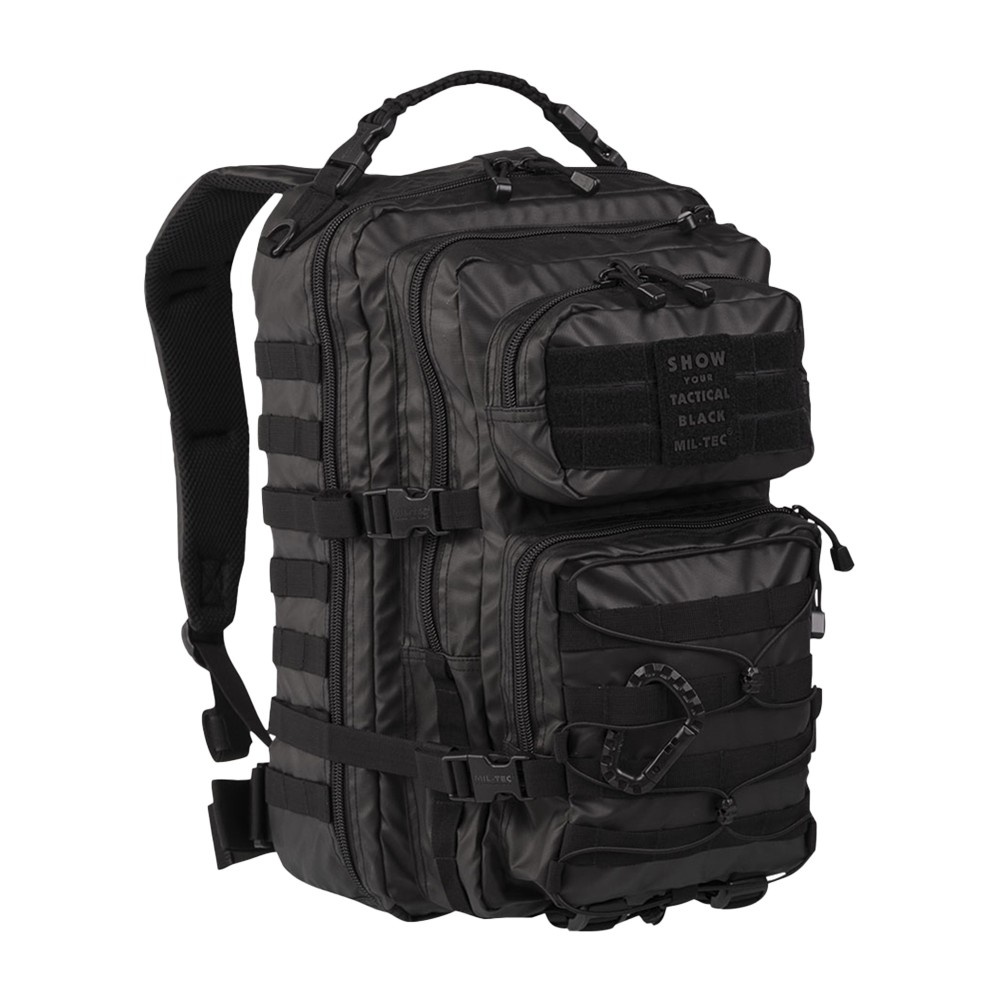 zaino-militare-249eop-1.jpg Mil tec Zaino Militare Large 40 lt nero impermeabile | Il Tricolore - immagine 1