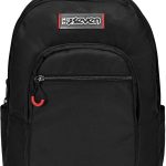 Seven Zaino Scuola Freethink, Nero, Unisex, Zaino Doppio Scomparto Con Supporto USB, Tasca Porta PC o Tablet e Tasca Porta Borraccia, Zaino Medie e Superiori : Amazon.it: Moda