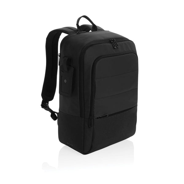 zaino-pc-016hns-1.jpg Zaino porta PC da 15,6" Armond in RPET AWARE™ nero - immagine 1