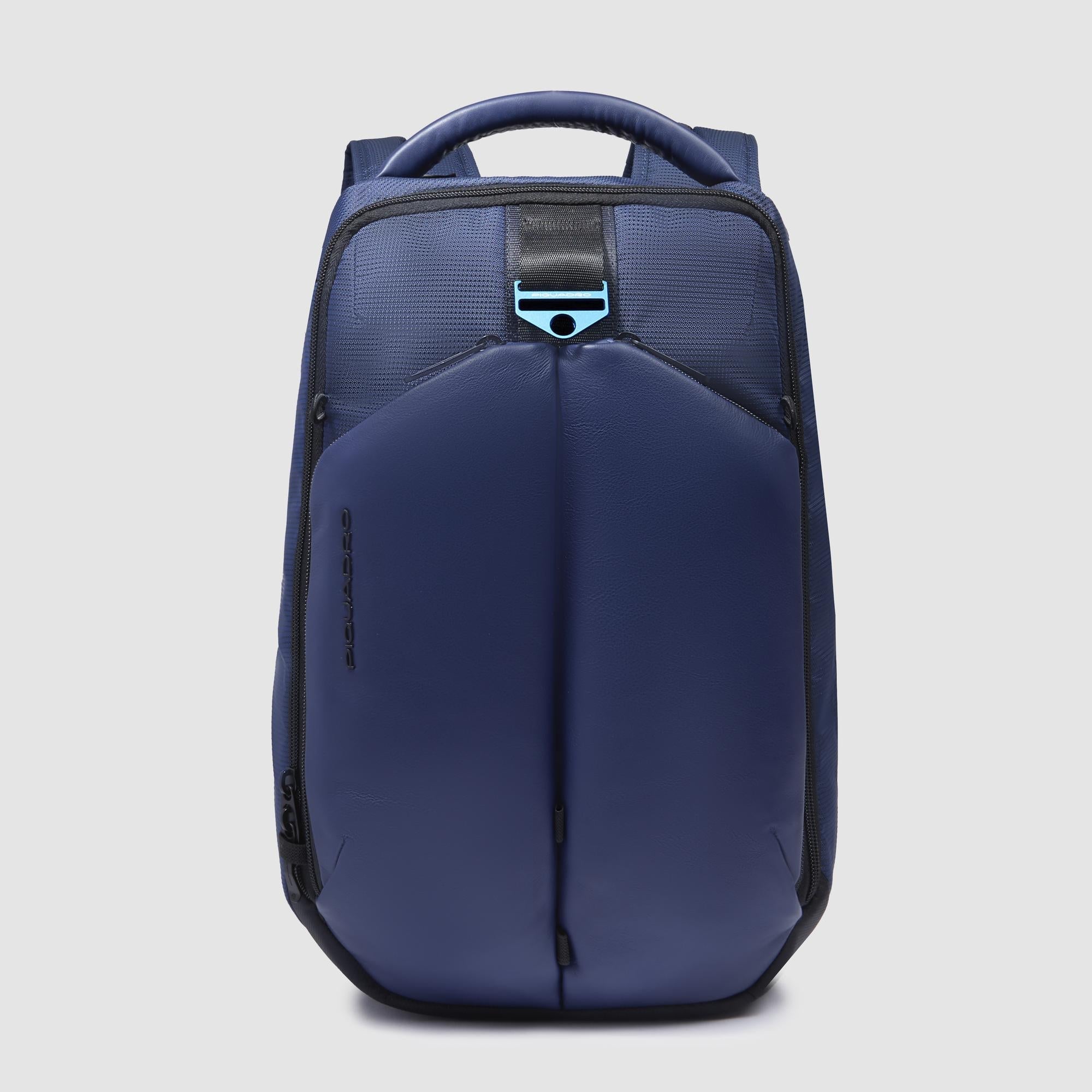 zaino-pc-016zgr-1.jpg 14" Laptop Travel Backpack, RFID Blocking blu | Piquadro - immagine 1