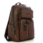 Piquadro ZAINO PORTA COMPUTER CON CAVO ANTIFURTO, TASCA T TESTA DI MORO | LaBorsetteria.com