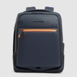 Zaino da viaggio resistente all' acqua porta pc blu