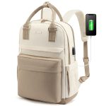 LOVEVOOK Zaino Porta PC Donna, 15,6 Pollici Impermeabile Computer Backpack Antifurto con Porta USB e Scomparto per Laptop per Scuola Università Viaggi ...