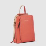 Zaino Piquadro Donna porta Computer 14" e iPad in Pelle Circle Mattone in offerta a 192.00