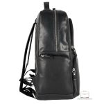 Zaino porta pc grande pelle Liverpool 17" Nero | Acciaio Design