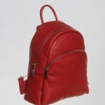 Piano Zaino in Pelle Rosso