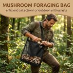 UWJOWP Zaino per Funghi – Borsa Pieghevole per la Raccolta dei Funghi e Frutta – Cesto per la Caccia ai Funghi – Pieghevole – Nero : Amazon.it: ...