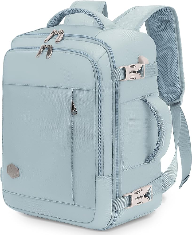 zaino-per-ryanair-485bdp-1.jpg VANKEV Zaino Ryanair 40x20x25 Zaino da Viaggio Aereo Bagaglio a Mano | Donna Uomo 20L Borsa da Cabina, Borsa leggera casual per Scuola Lavoro ... - immagine 1