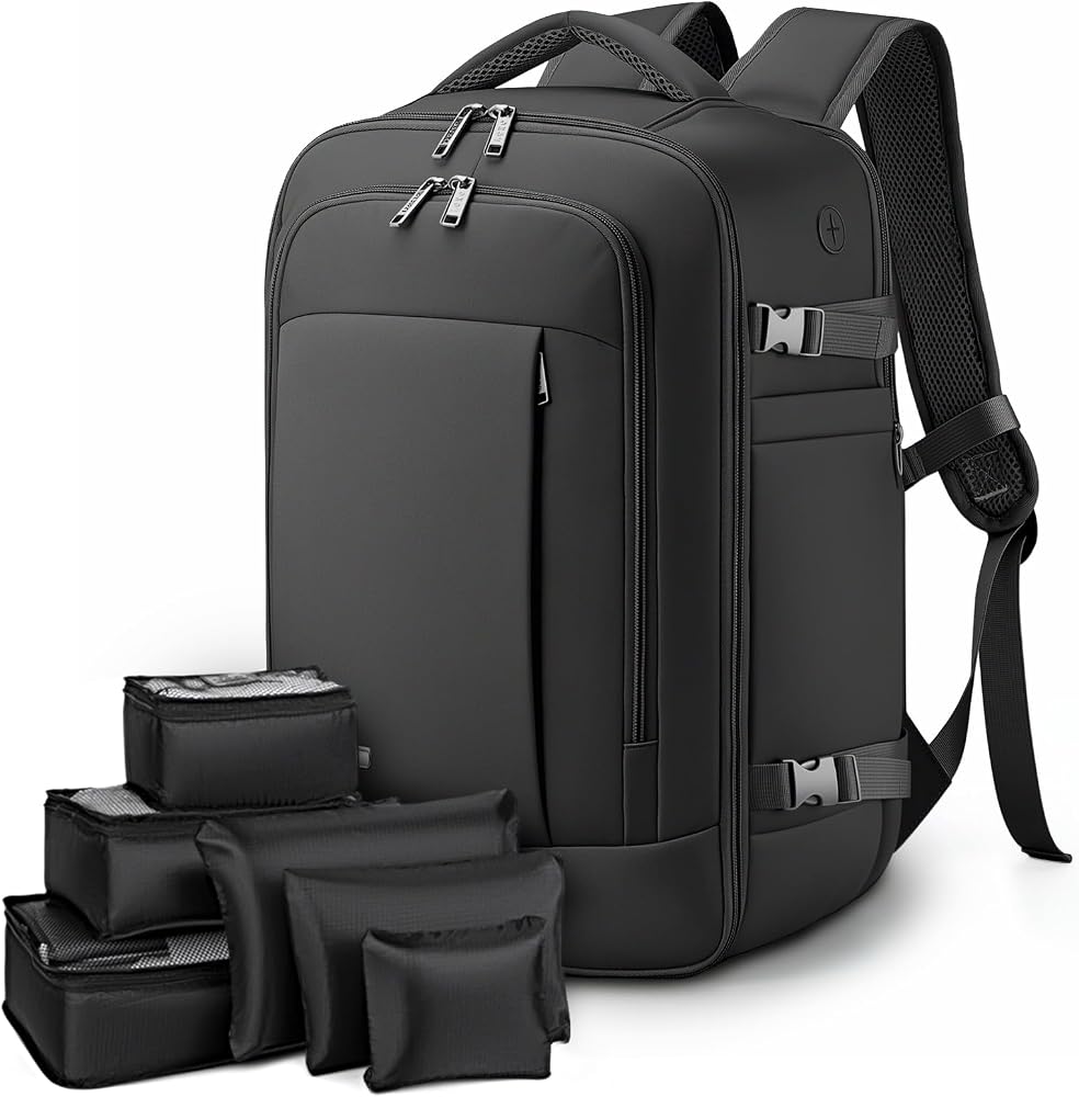 zaino-per-ryanair-970pte-1.jpg Lekespring Zaino Ryanair 40x20x25 Zaino da Viaggio Aereo Bagaglio a Mano per Donne e Uomini, Bagaglio a Mano 40x30x20 Ryanair, Borsa Cabina con 6 Sacchetti Organizzatori per Scuola D'affari Casual : - immagine 1