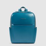 Zaino donna in pelle porta pc 14" ottanio