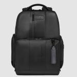 Leather Laptop Backpack 15.6" with USB C & RFID | Piquadro