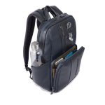 Zaino Uomo PIQUADRO con Porta Pc 14" linea Urban in Pelle Nera CA3214UB00