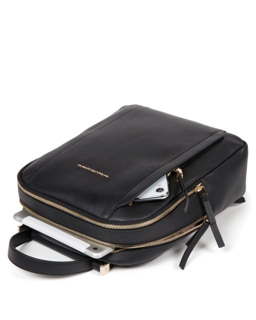 zaino-porta-pc-donna-558czr-1.jpg Piquadro Zaino donna in pelle porta tablet e pc 12.9'' Circle | Studioarch.com - immagine 1
