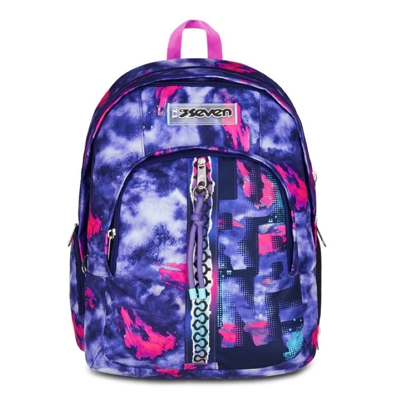 zaino-seven-909ksj-1.jpg Acquista ZAINO SEVEN 7.1 DUAL DETACH SHADY DYE GIRL School Point - immagine 1