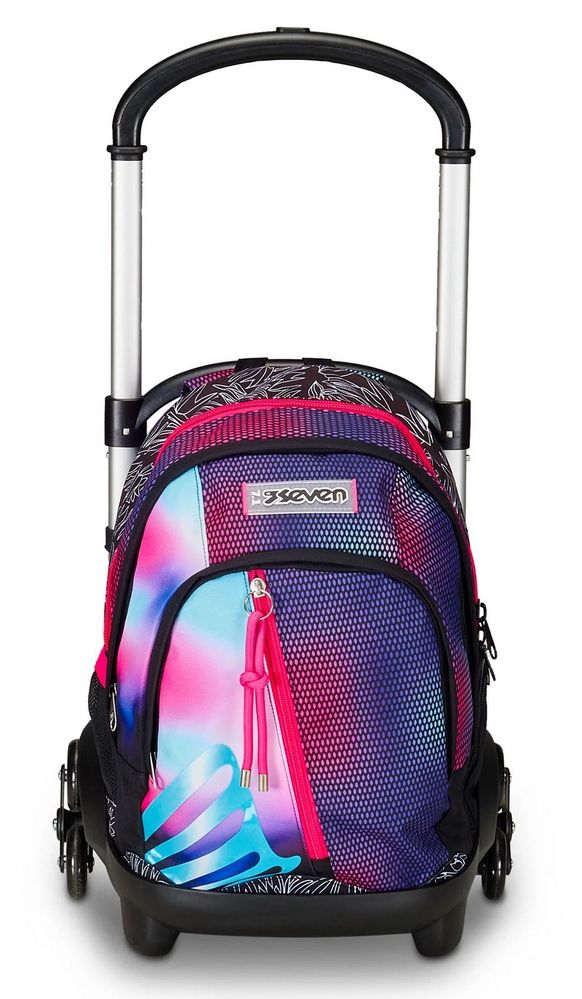 zaino-seven-trolley-374ppg-1.jpg Trolley scuola 3 ruote Seven Flex Shadefull Girl - immagine 1