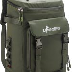 UPEELIFE Zaino Termico Grande 30 Litri Con Cinghia Di Fissaggio Regolabile Per Coperta, Borsa Termica Impermeabile Borsa Frigo Isoterma Per Campeggio, ...